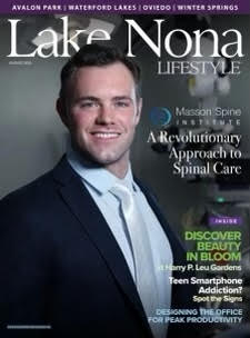 Dr. Behrens featured on the cover of Lake Nona Lifestyle magazine